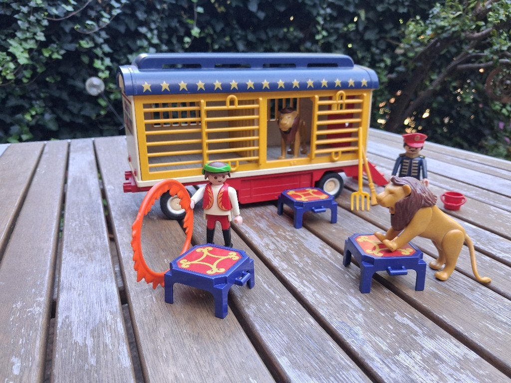 Playmobil Set 3727 - Dompteur de lions, Enlèvement, Utilisé, Autres types, City life