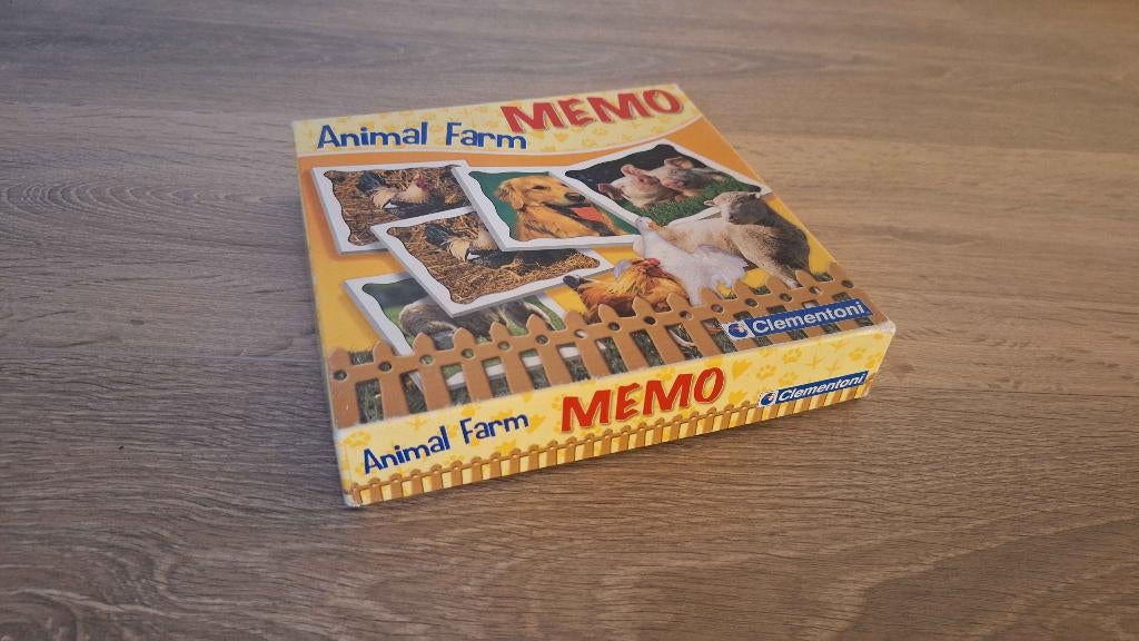 Clementoni Animal Farm Memo geheugenspel boerderijdieren, Ophalen, Gebruikt