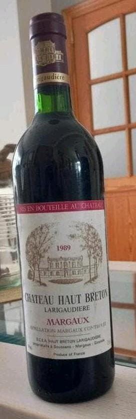 1989 CHATEAU HAUT BRETON LARIGAUDIERE, Enlèvement ou Envoi