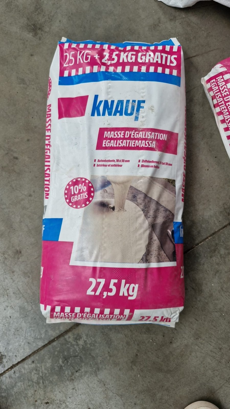 Knauf Egalisatiemassa 27,5kg, Doe-het-zelf en Bouw, Overige Doe-Het-Zelf en Bouw, Ophalen, Nieuw