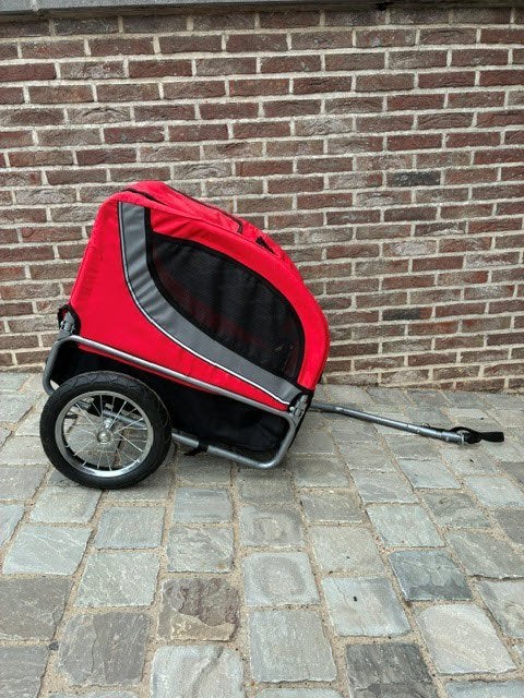 fietskar hond, Fietsen en Brommers, Minder dan 20 kg, Opvouwbaar, Zo goed als nieuw, Hondenkar