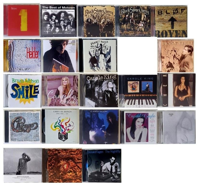 Pop & Rock cd's  'B - C - D' (zie omschrijving), Enlèvement ou Envoi, Utilisé