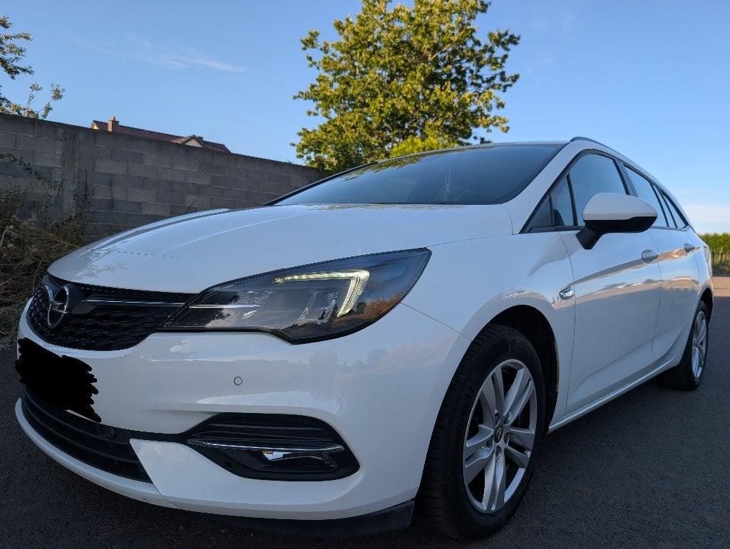 Opel Astra tourer 2021 diesel auto euro 6, 1498 cc, Euro 6, Wit, 5 deurs