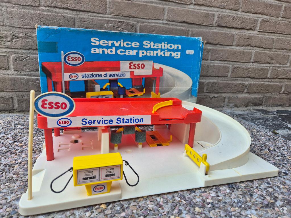 Esso speelgoedgarage, Ophalen of Verzenden, Gebruikt