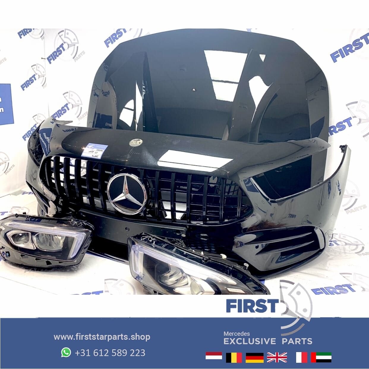 W177 V177 A KLASSE SEDAN 2021 AMG VOORKOP Zwart Mercedes 201, Utilisé, -, Avant, -