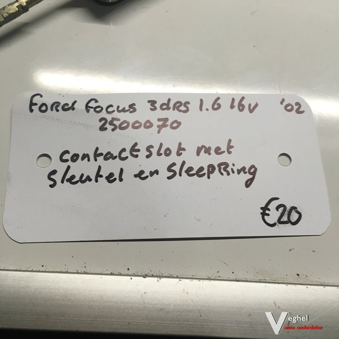 Ford Focus 3 drs 1.6 16v 2002 wagennr 250070   Contactslot m, Gebruikt, -, -, Ophalen of Verzenden