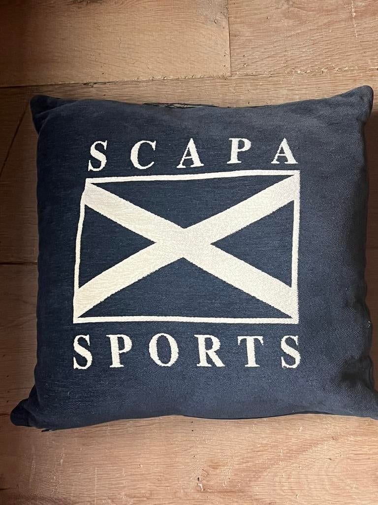 Kussen Scapa, Ophalen, Blauw, Vierkant