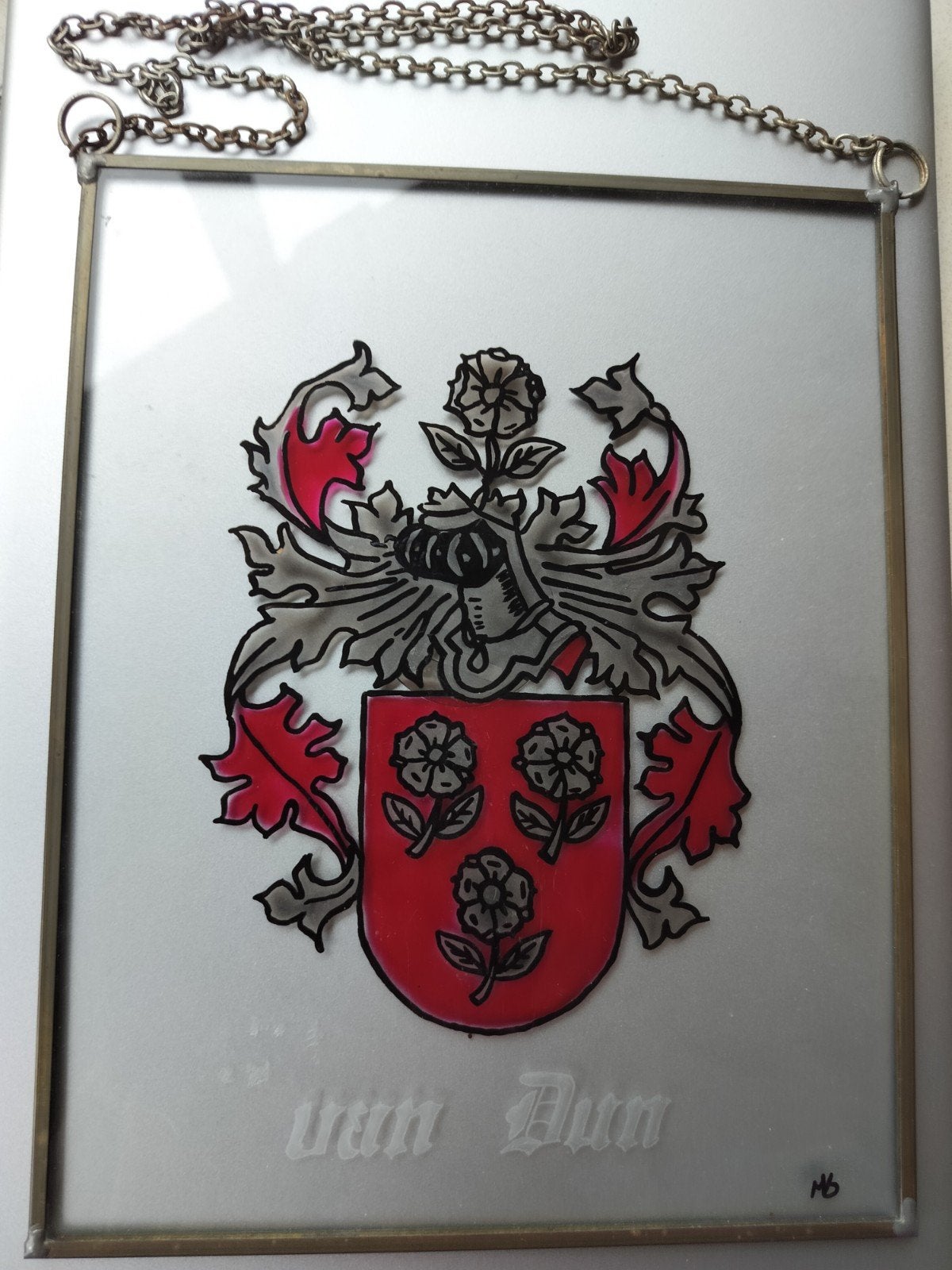 glasraam afstammelingen Van Dun, Antiek en Kunst, Ophalen of Verzenden