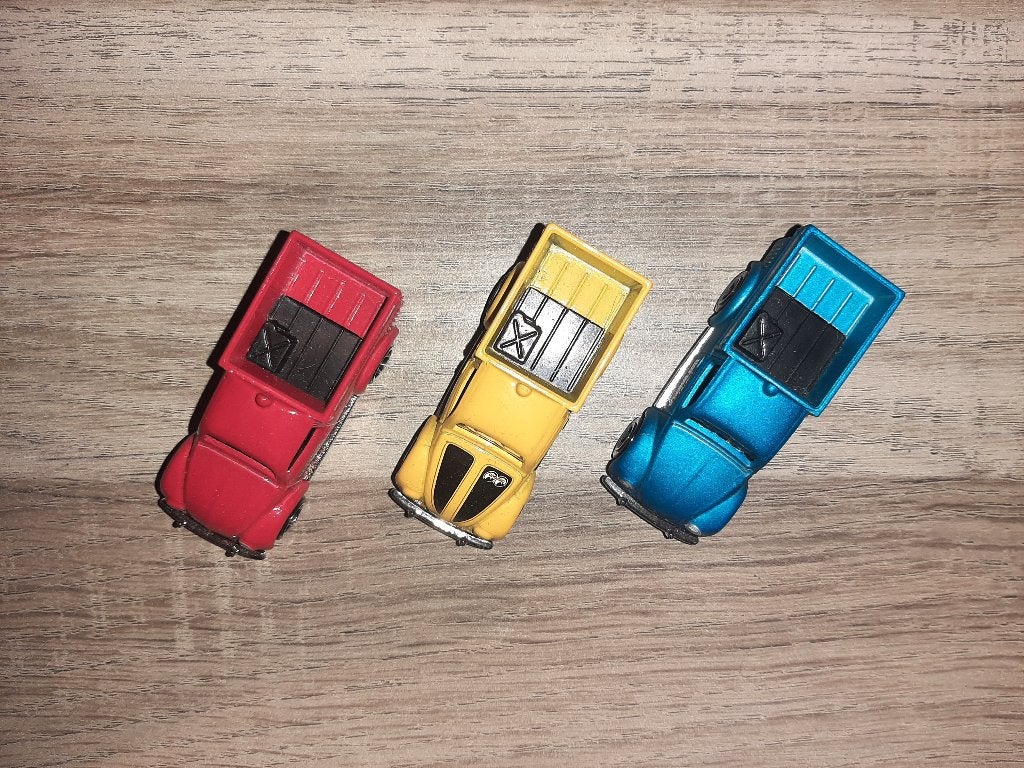 3x Hot Wheels '49 Volkswagen Beetle Pick-Up (nearly mint), Enlèvement ou Envoi, Comme neuf, Voiture