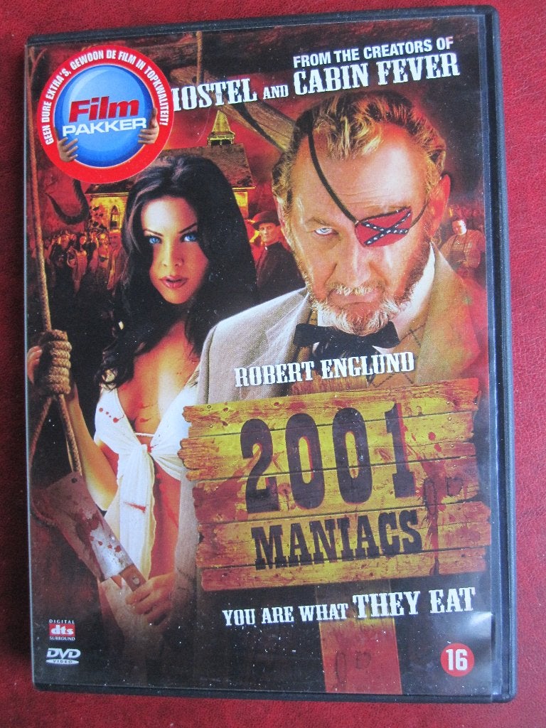 Les maniaques de 2001 (2004), CD & DVD, DVD | Horreur, À partir de 16 ans, Enlèvement ou Envoi, Comme neuf, Autres genres