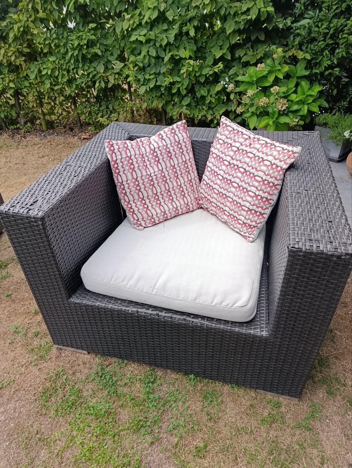 Twee loungezetels !Gratis op te halen!, Tuin en Terras, Kunststof, Gebruikt, Loungeset, Stoel