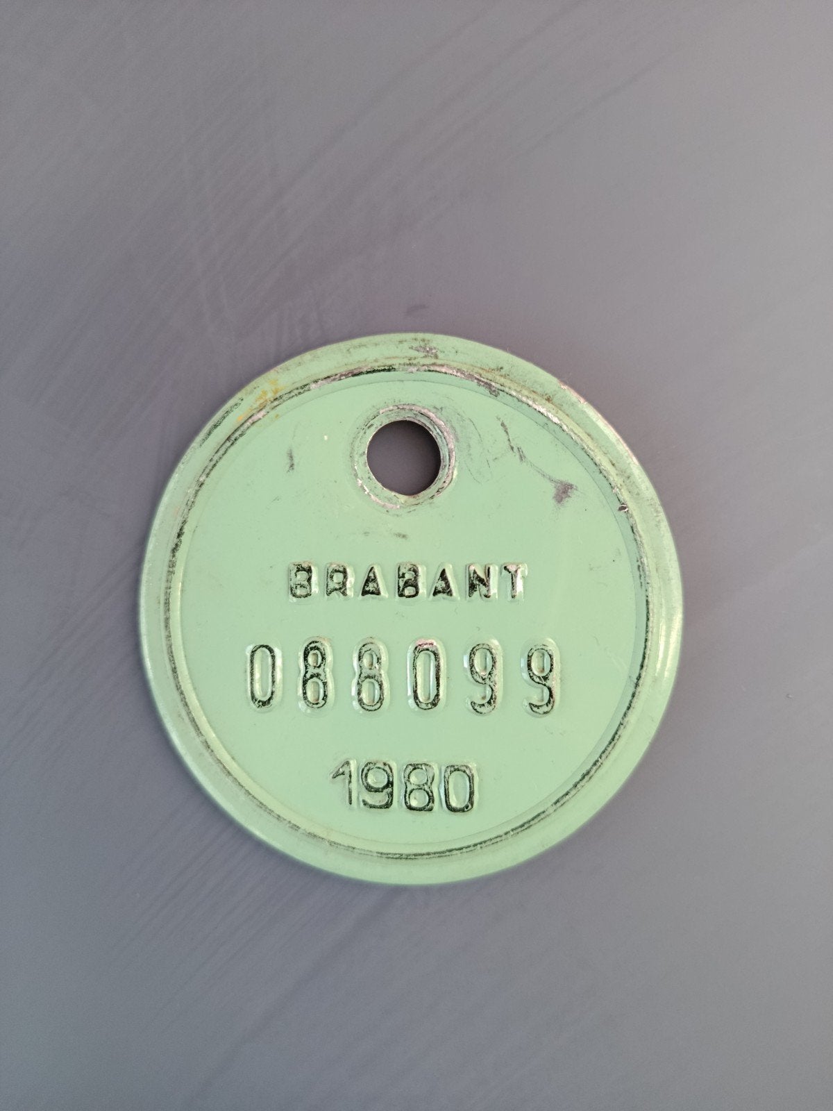 Plaque vélo fietsplaat 1980 Brabant, Enlèvement ou Envoi