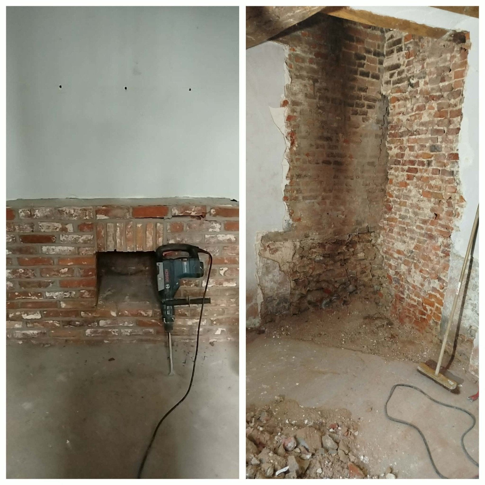 Travaux de petite maçonnerie et démolition intérieure  et ex