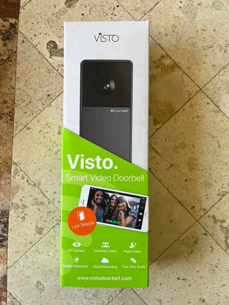 Visto Comelit Smart video deurbel, Ophalen, Compatibel met smartphone, Nieuw, Draadloos