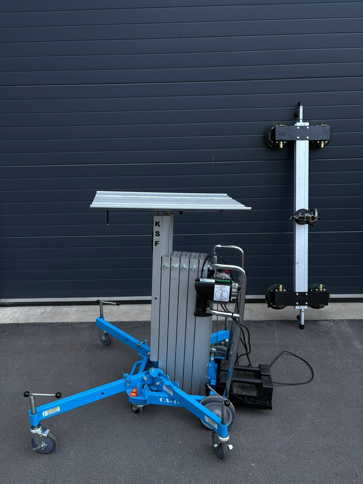 Elektrische glaslift / vacuümlift KSF CA-400, Bricolage & Construction, Enlèvement, Comme neuf