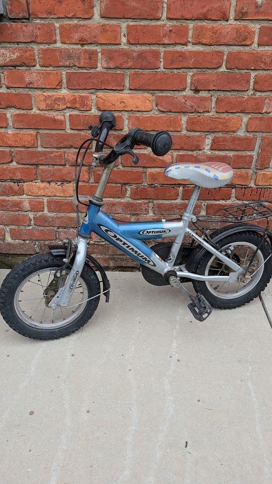 Kleuterfietsje, Fietsen en Brommers, Ophalen, Gebruikt, Velgrem, Minder dan 16 inch
