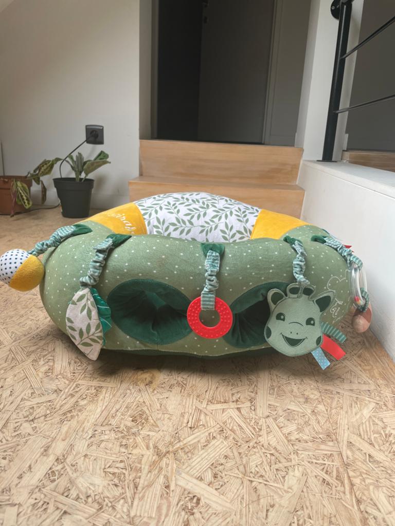 Seat & play zitkussen Sophie La Giraffe, Ophalen, Gebruikt, Overige typen, Met geluid