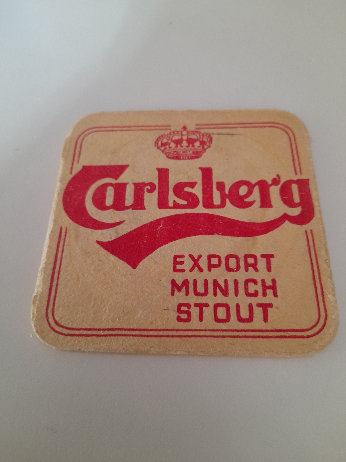 bierviltje carlsberg recto-verso, Verzamelen, Ophalen of Verzenden