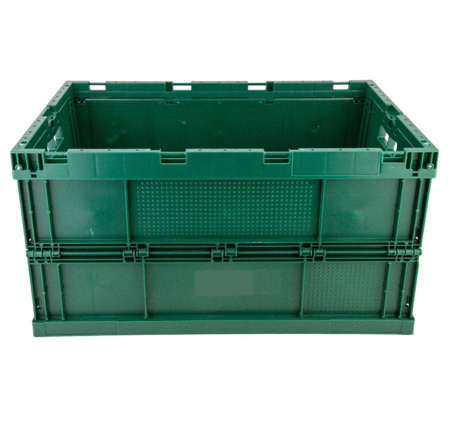 Caisse pliante professionnelle - 75 litres - 400x600x320, Enlèvement ou Envoi, Neuf, Vert