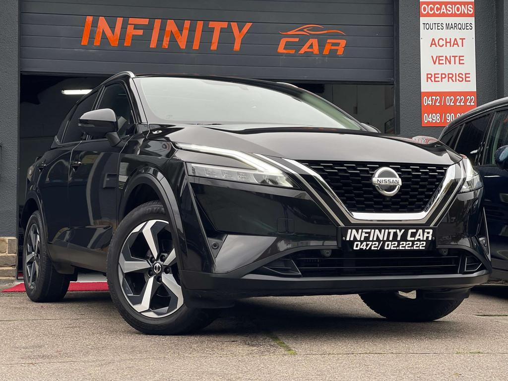 Nissan QASHQAI Qashqai 1.3 DIG-T AWD MHEV Tekna Plus Xtronic, Auto's, Stof, Gebruikt, 4 cilinders, Zwart
