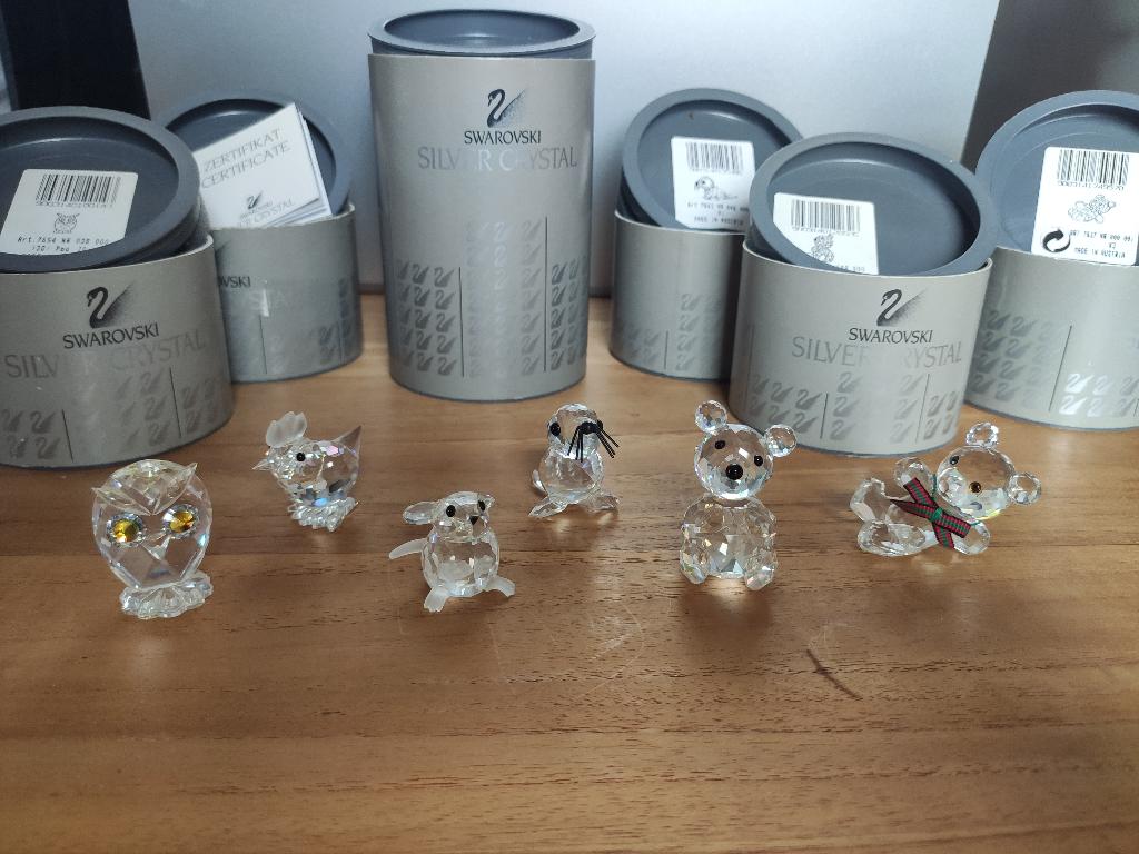 Swarovski 6 beeldjes, Ophalen of Verzenden, Nieuw, Figuurtje