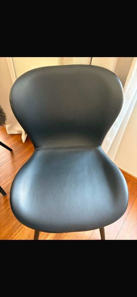 4 Stoelen voor eettafel, Ophalen, Gebruikt, Zwart, Vier