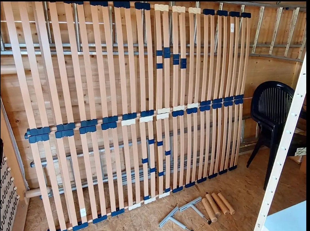Ergonomische Bultex bed- en comfortzone te voet 140/200, Ophalen, Zo goed als nieuw