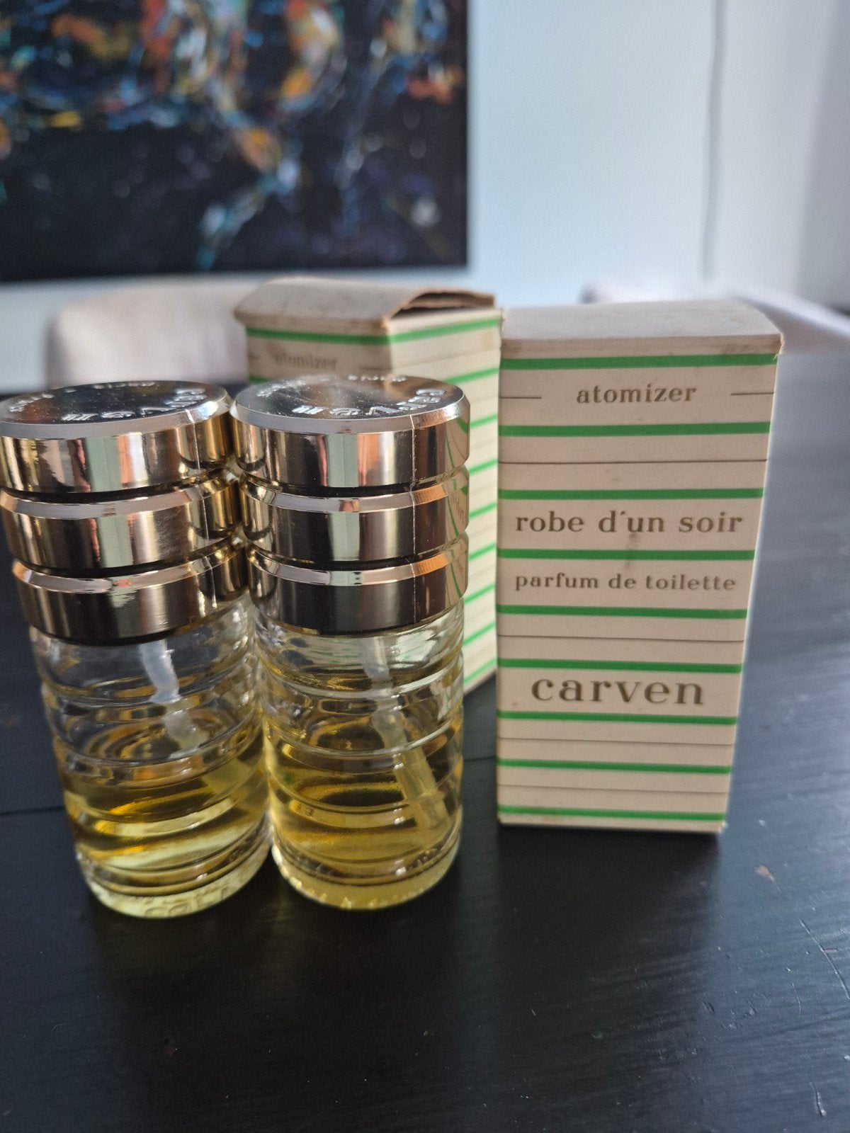 2 flesjes parfum de toilette robe d'un soir, Verzamelen, Ophalen of Verzenden