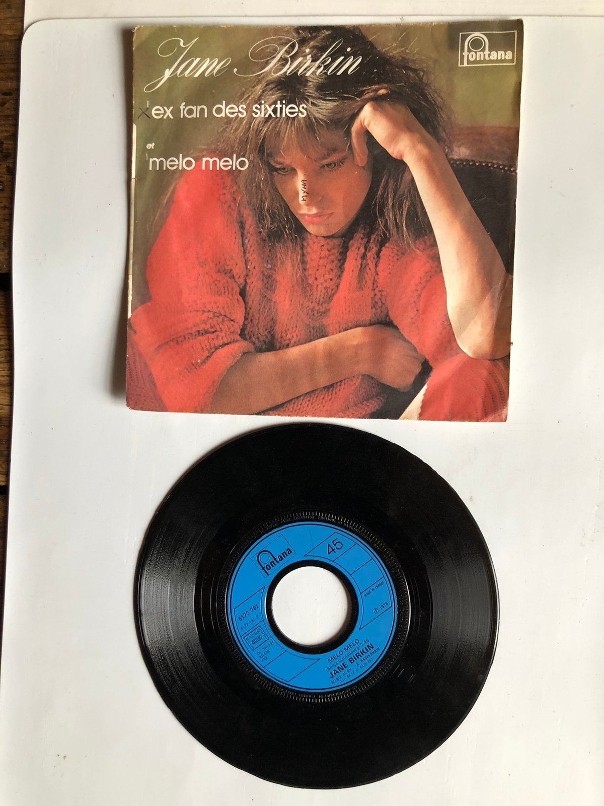 Jane Birkin : ex fan des années 60 (1978), CD & DVD, Vinyles Singles, Envoi, Utilisé