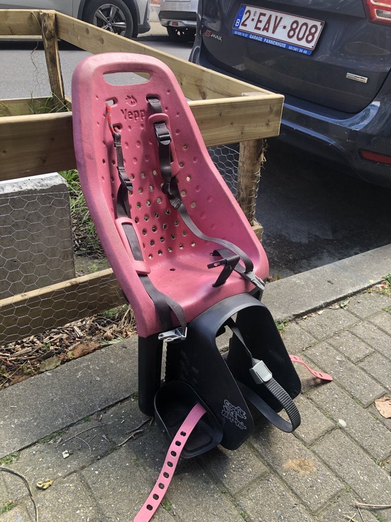 Siège vélo Yepp, Fietsen en Brommers, Fietsaccessoires | Fietsstoeltjes, Gebruikt, Achterzitje, 0 t/m 18 kg, Ophalen