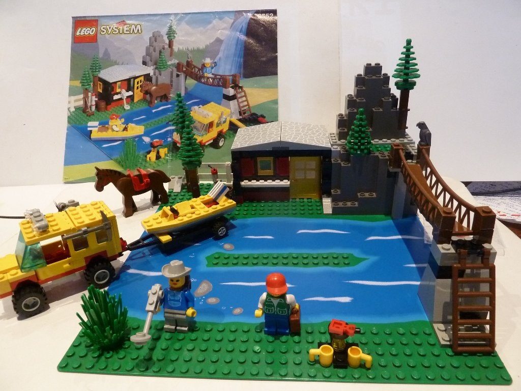 Lego Town Leisure 6552 Rocky River Retreat, Lego, Ophalen of Verzenden, Zo goed als nieuw, Inclusief instructies