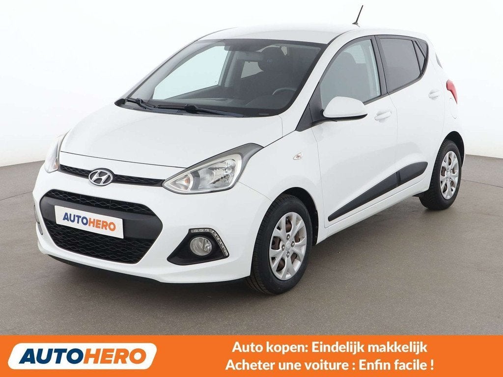 Hyundai i10 1.0 Basis (bj 2017), Auto's, Voorwielaandrijving, Stof, Gebruikt, Zwart