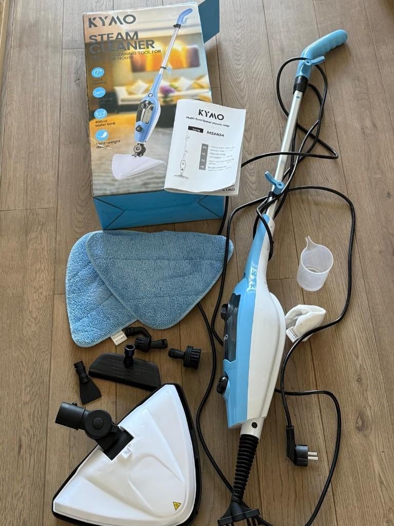 Kymo 9-in-1 stoomreiniger voor vloer, kleding en tapijt, Electroménager, Vapeurs, Enlèvement, Neuf, Nettoyeur à vapeur
