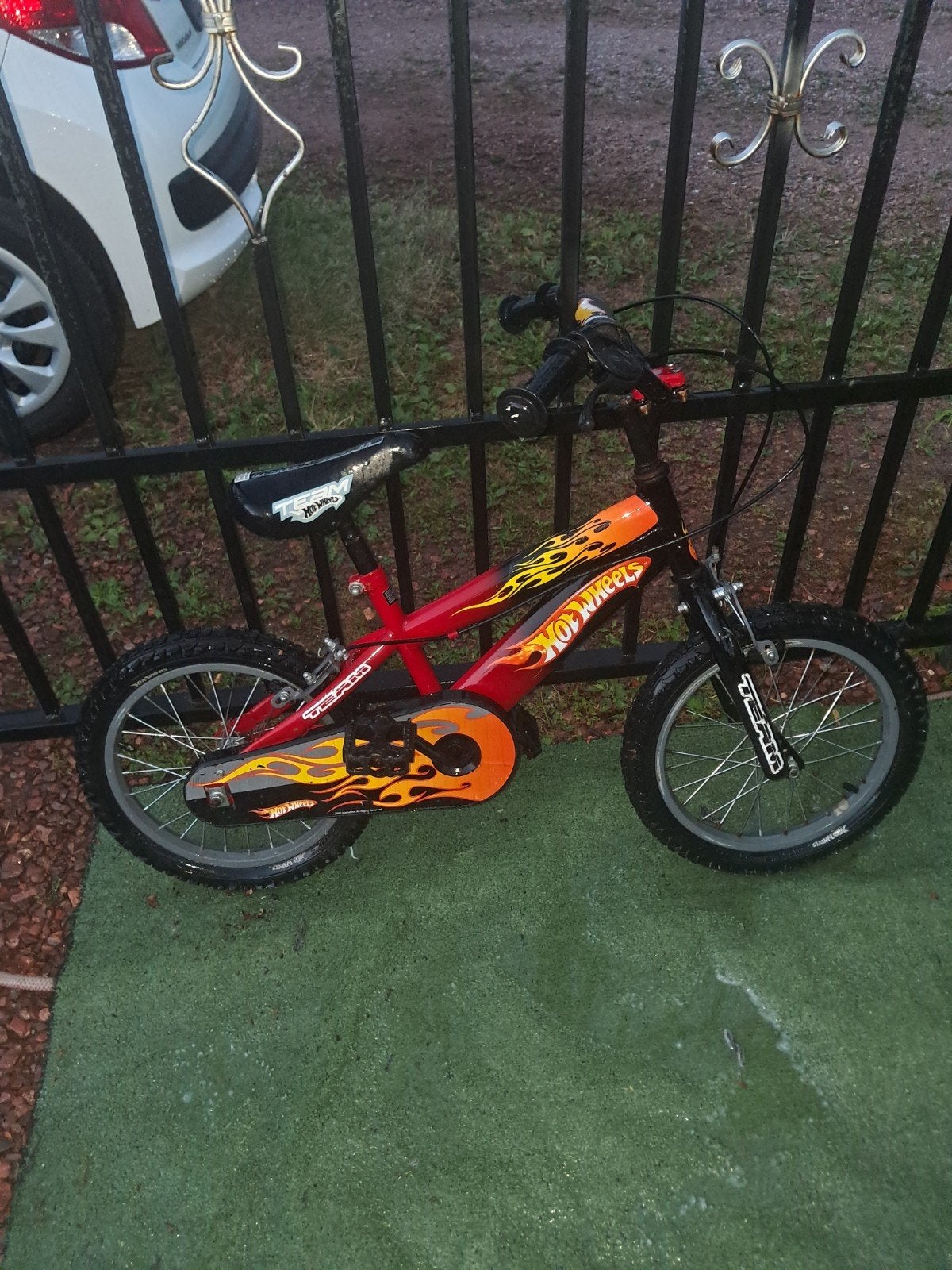kinderfiets, Ophalen