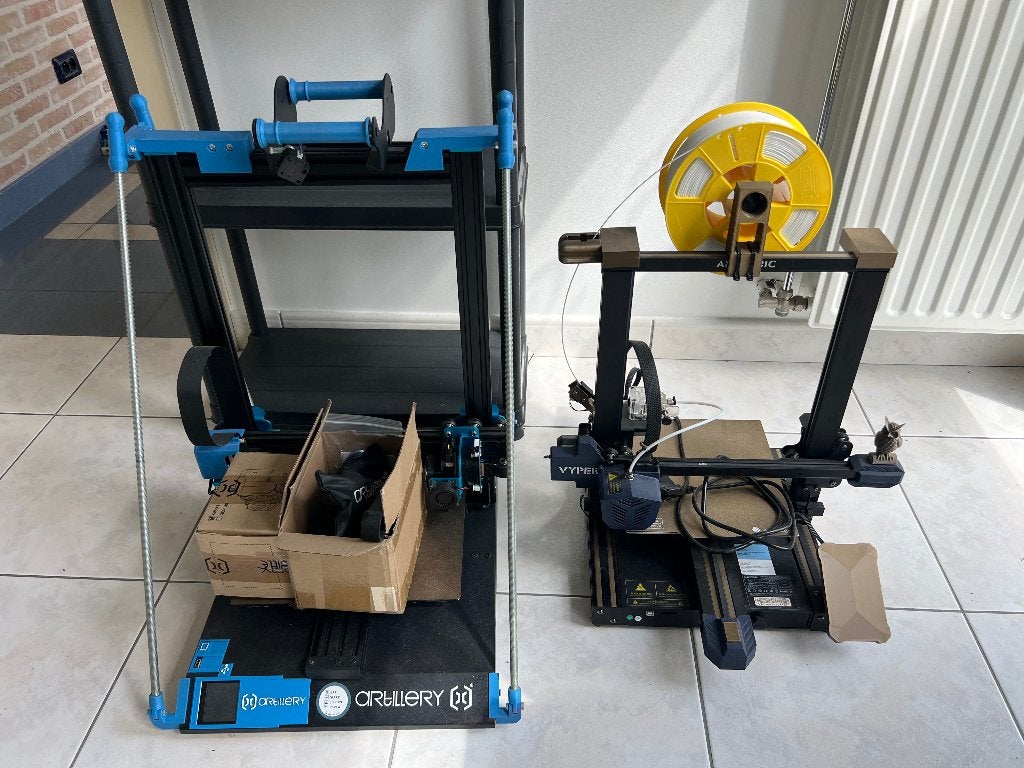 3D printer x2, Computers en Software, 3D Printers, Ophalen, Zo goed als nieuw, Filament