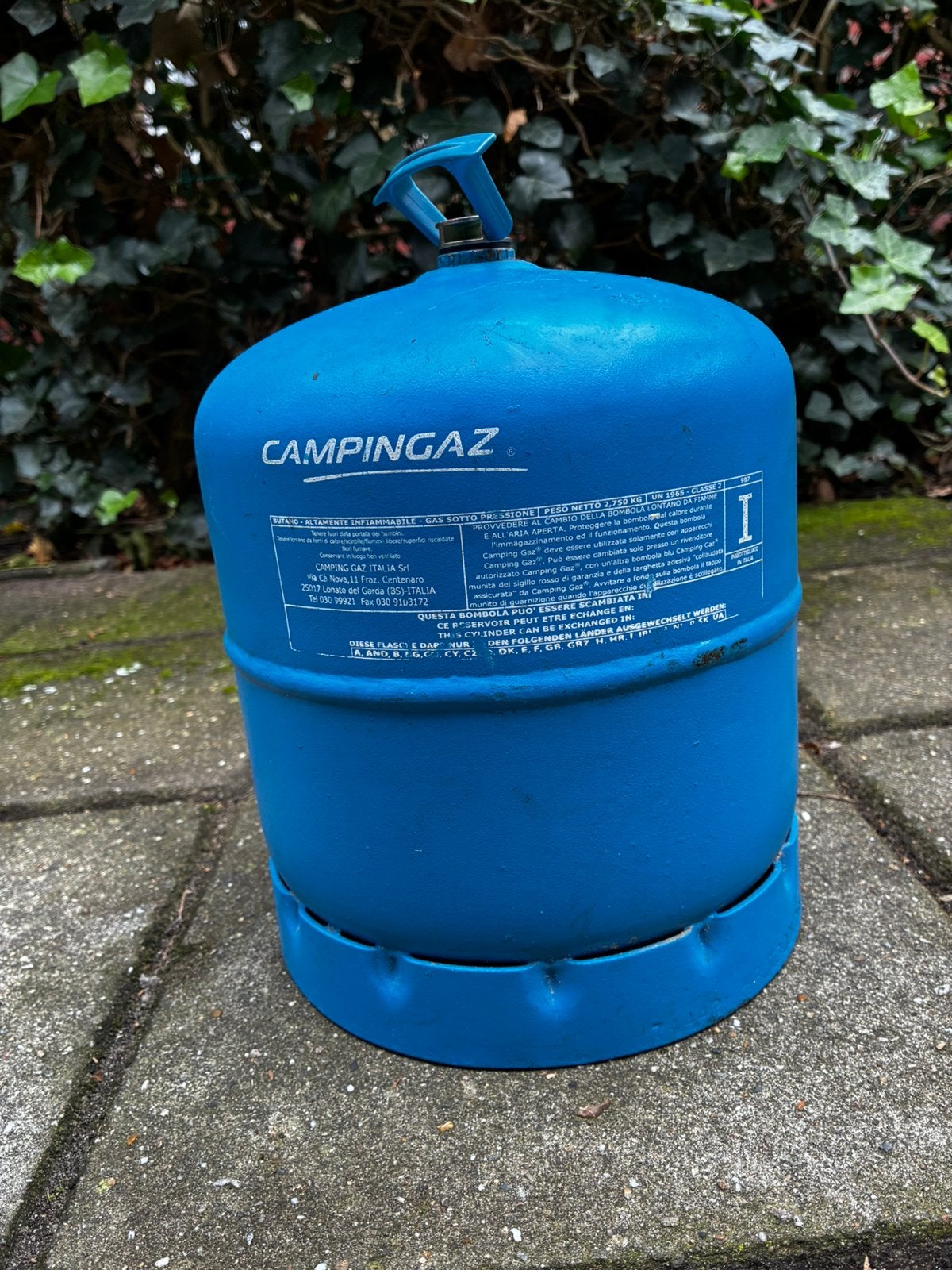 Campingaz 907, leeg, Ophalen, Zo goed als nieuw
