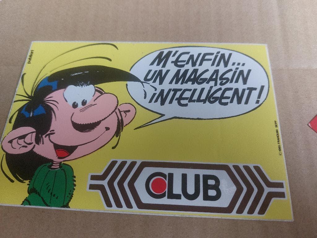 autocollant gaston  club, Enlèvement ou Envoi, Comme neuf