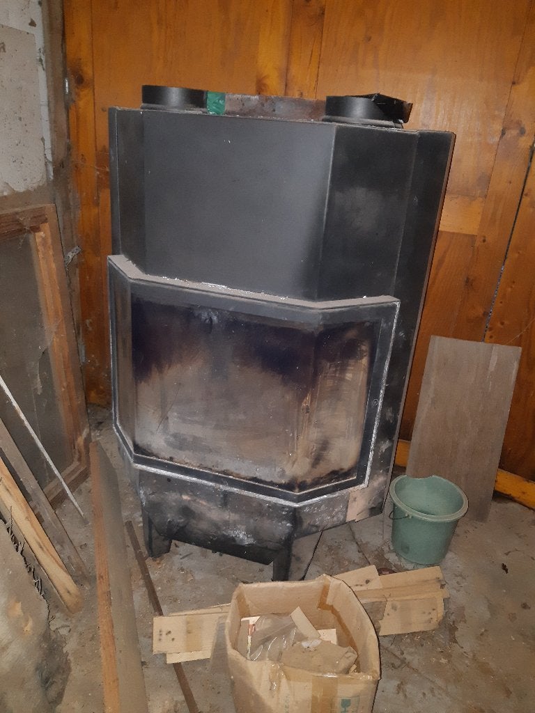 doorkijk houtkachel, Ophalen, Gebruikt