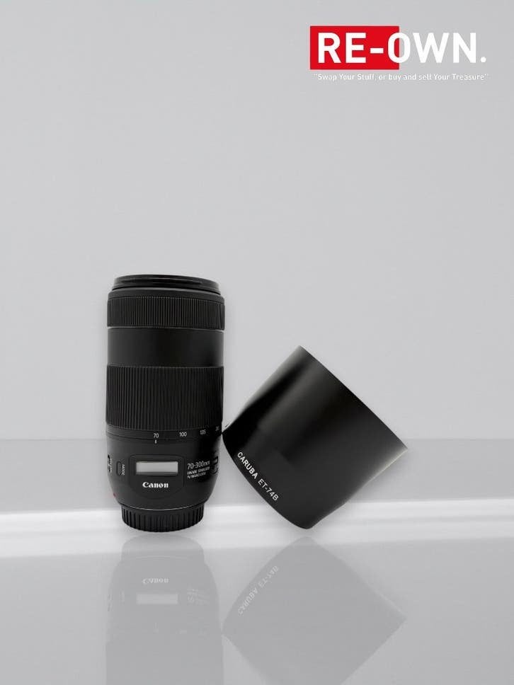 CANON EF 70-300MM F/4-5.6 IS II USM | GRATIS FILTER + ZONNEK, Canon, Canon, Zonnekap, ,
