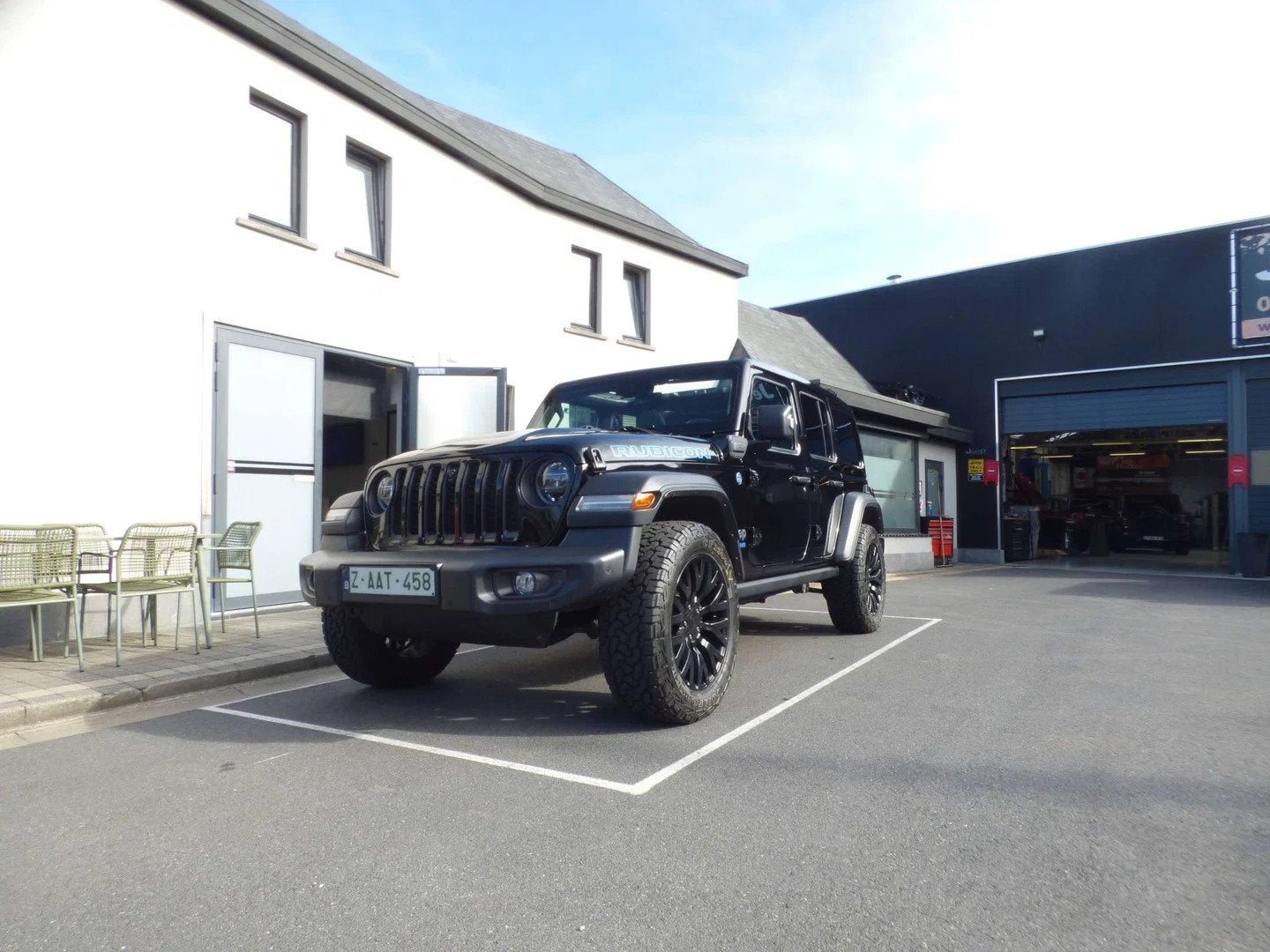 Jeep Wrangler Wrangler PHEV 2.0 Turbo 4xe Rubicon*Black*, Automaat, 4 cilinders, https://public.car-pass.be/vhr/39d4a2fc-129b-427f-b9a6-2a7ed2fcab25