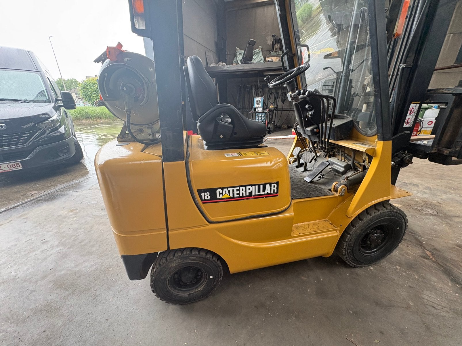 Cat  18. Heftruck, Ophalen, LPG, Heftruck