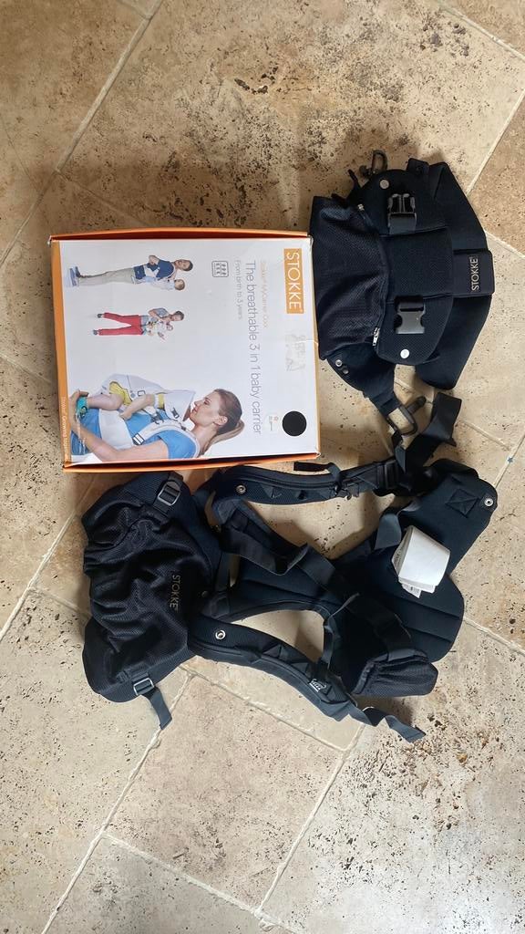 Draagzak Stokke Mycarrier cool, Kinderen en Baby's, Babydragers en Draagdoeken, Ophalen of Verzenden, Zo goed als nieuw, Draagzak