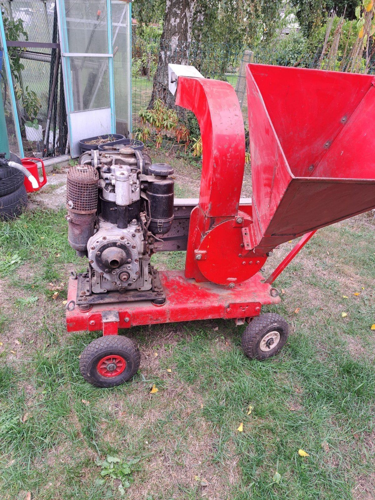 hakselaar met Hatz motor, Tuin en Terras, Ophalen