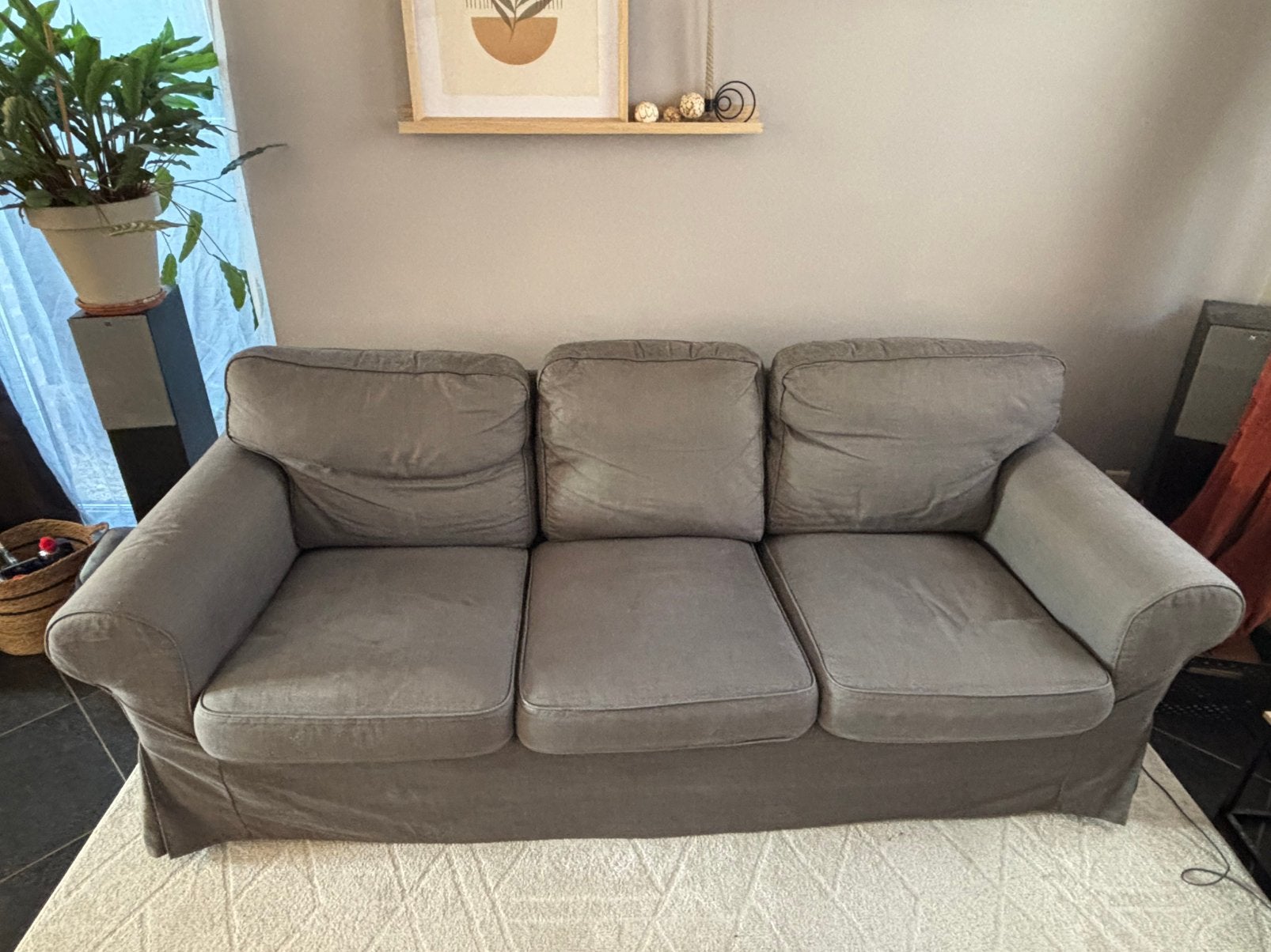 Canapé ikéa ektorp 3 places, Maison & Meubles, Enlèvement, Utilisé, Trois personnes