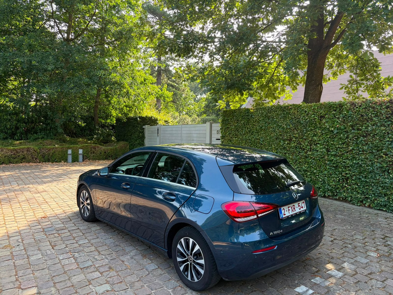 Mercedes a klasse 2020 business solution pack, Auto's, Blauw, Adaptive Cruise Control, Leder, Bedrijf