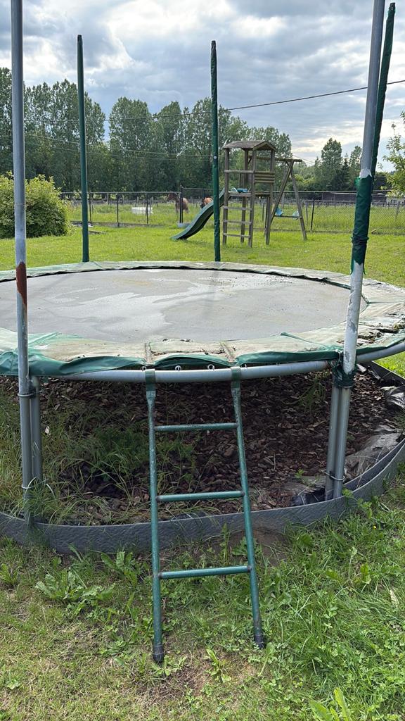 Gratis trampoline diameter 3m60, Enlèvement, Utilisé