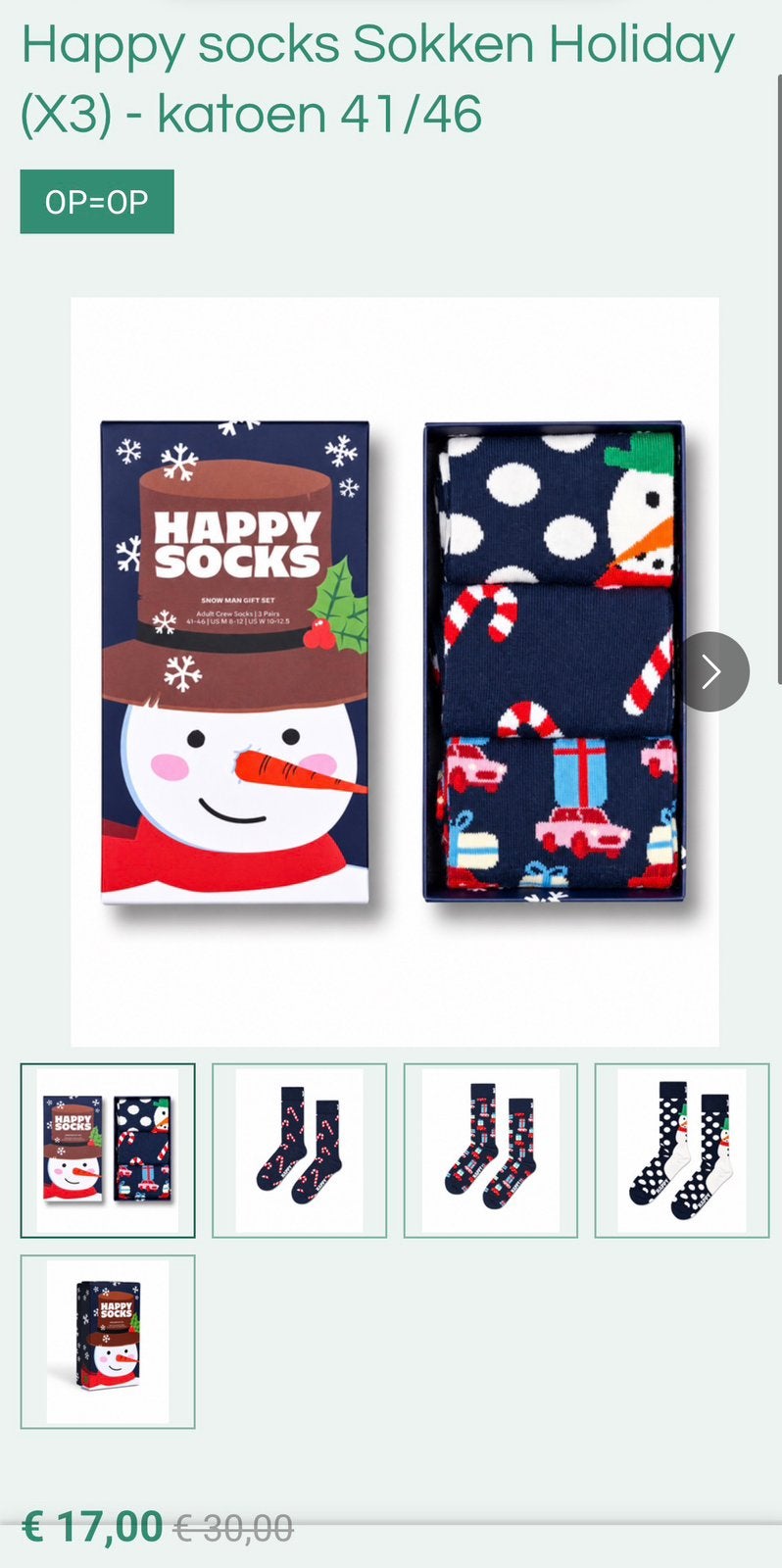 Happy socks kerst, Kleding | Heren, Ophalen, Nieuw