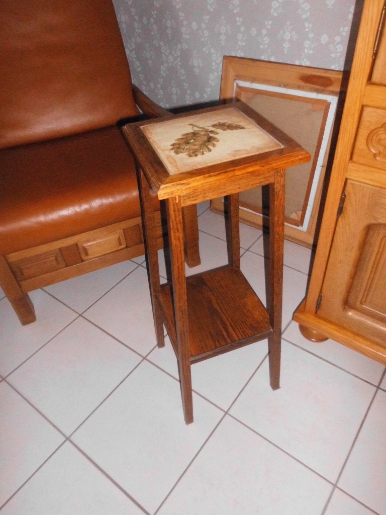 petite sellette haute en bois pour plante ou autre, Enlèvement