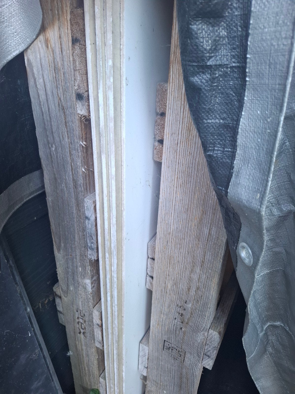 Gevelbekleding wit, Doe-het-zelf en Bouw, Ophalen, Nieuw, Overige materialen, Minder dan 20 mm