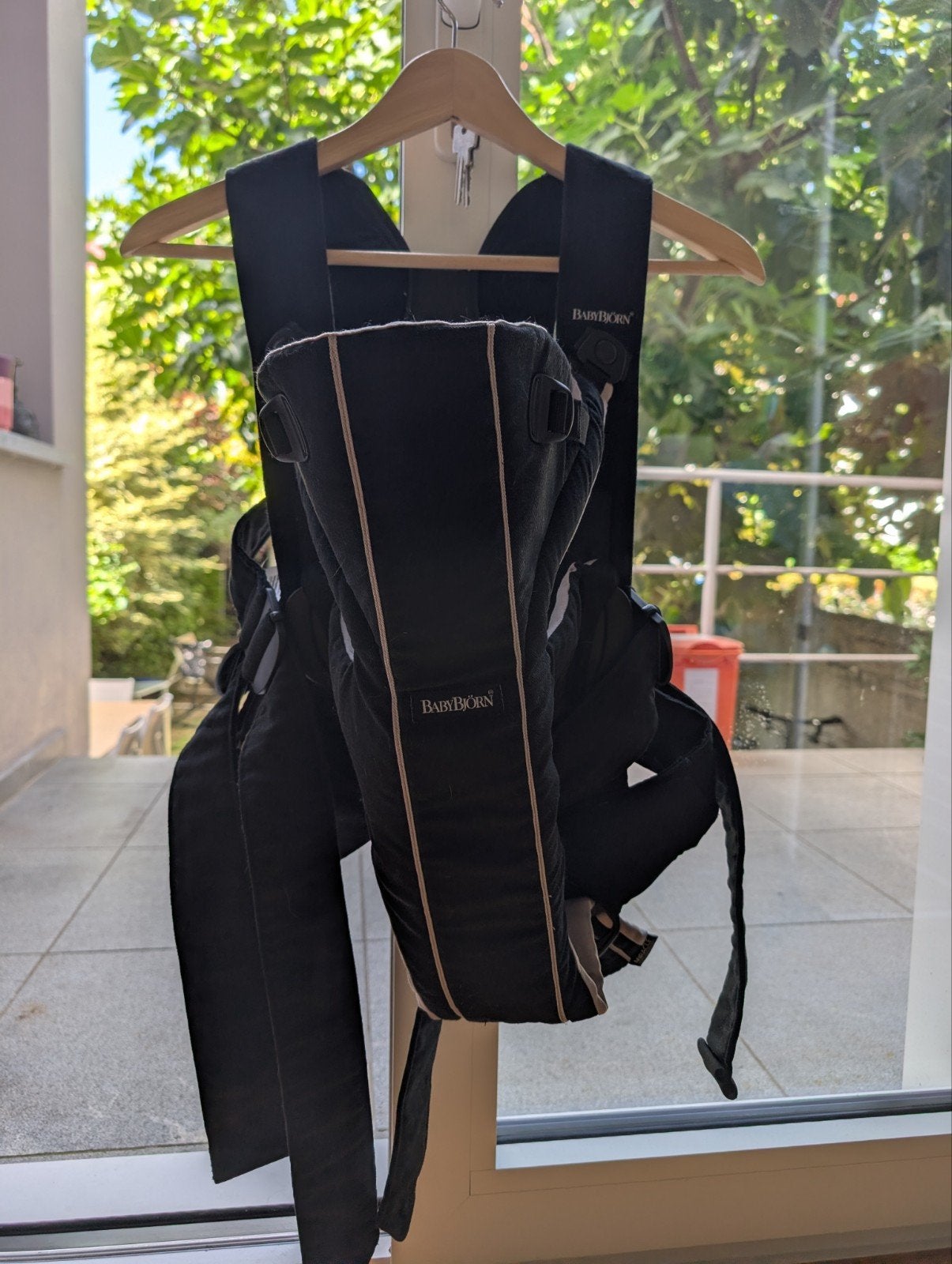 porte bébé babybjorn noir, Kinderen en Baby's, Babydragers en Draagdoeken, Gebruikt, Buik, Draagzak, Baby Björn